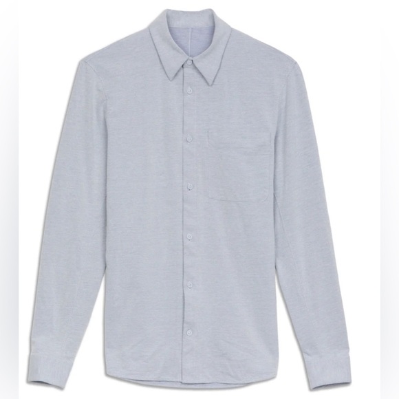 Lululemon men’s Commission Shirt Size L Light Blue - Picture 1 of 8